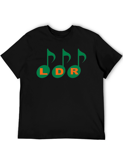 Musical LDR Graphic Tee - Black Cotton T-Shirt