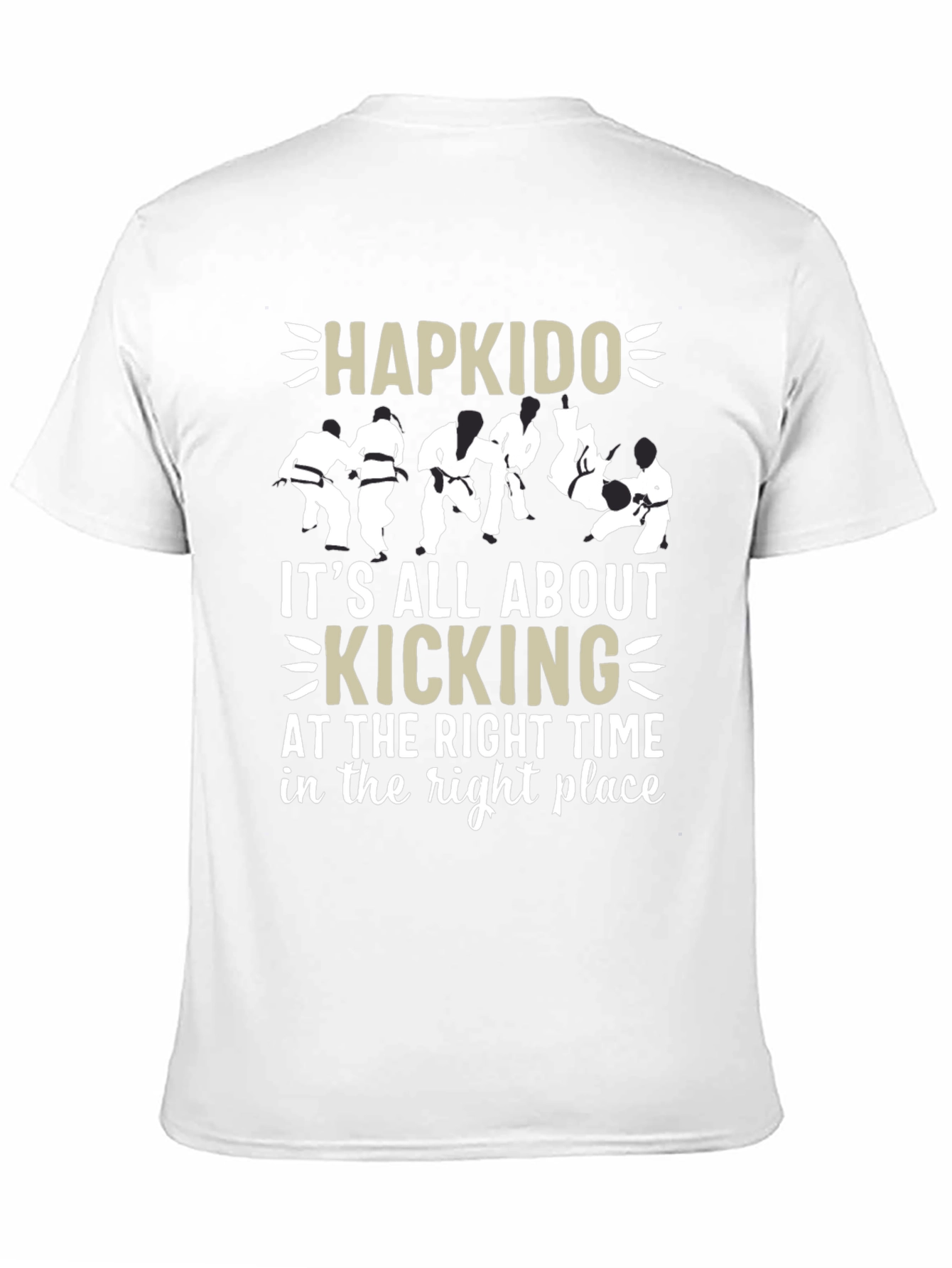 Hapkido Kicking T-Shirt - Martial Arts Design