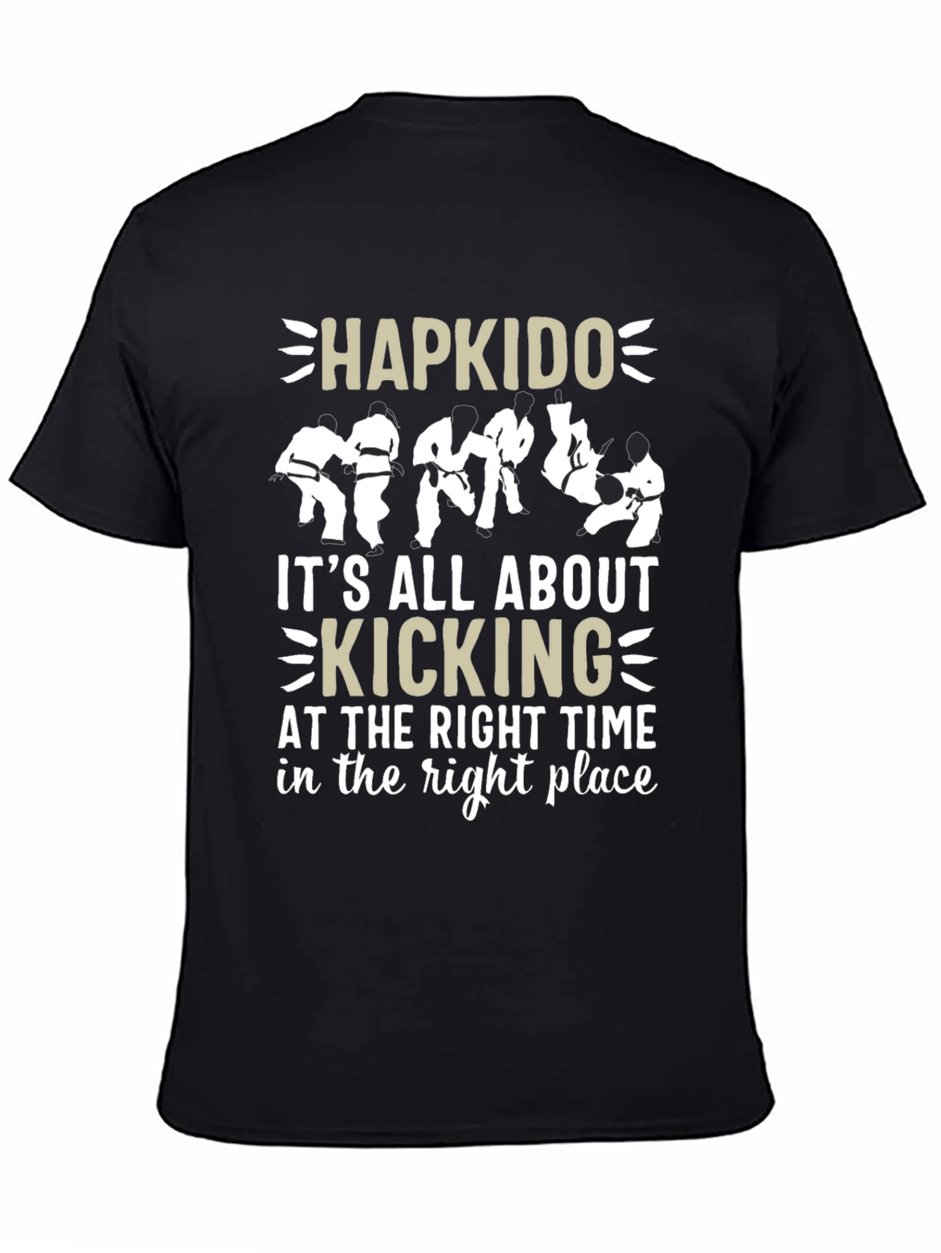 Hapkido Kicking T-Shirt - Martial Arts Design
