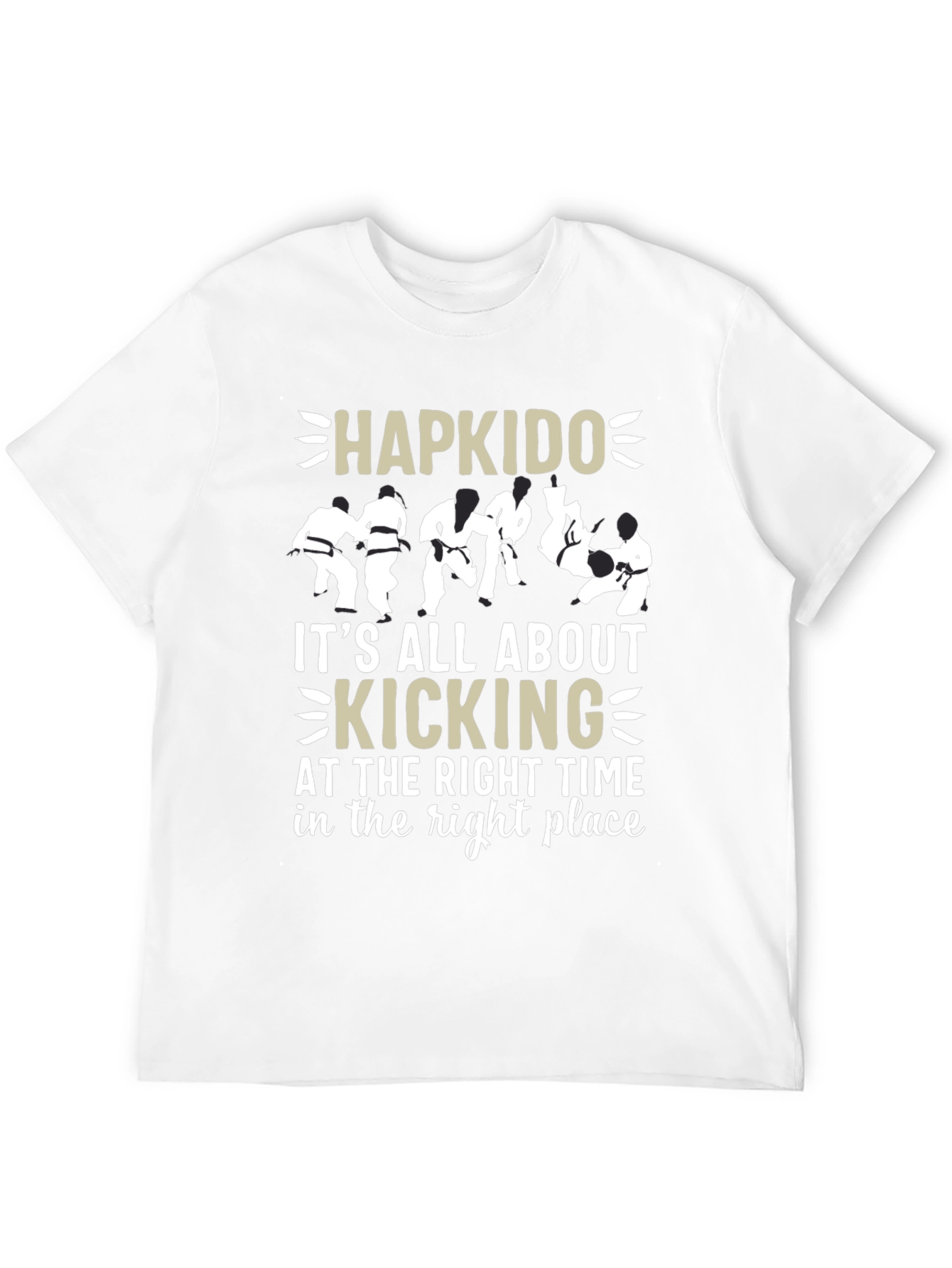 Hapkido Kicking T-Shirt - Martial Arts Design