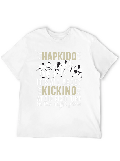 Hapkido Kicking T-Shirt - Martial Arts Design
