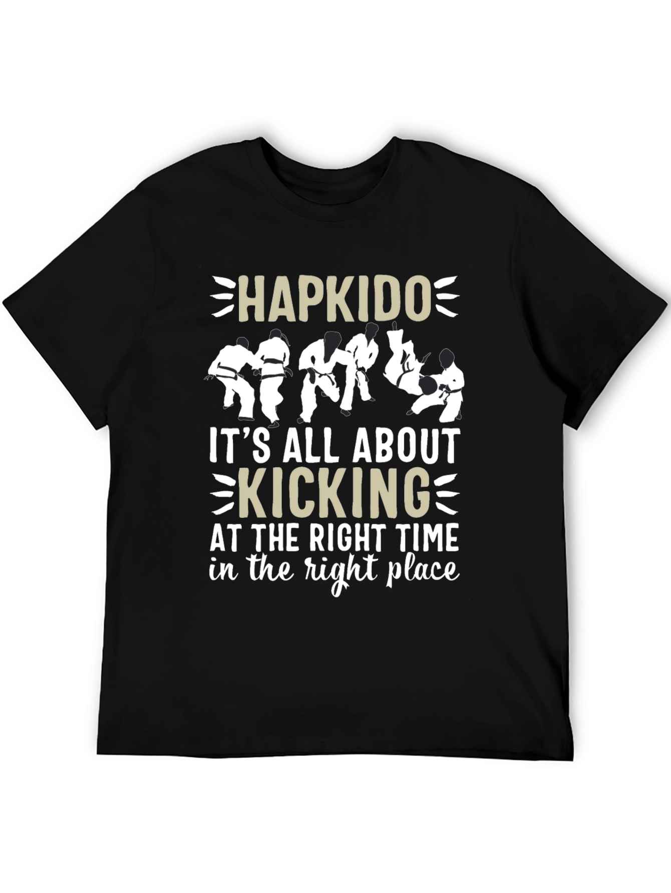 Hapkido Kicking T-Shirt - Martial Arts Design