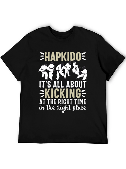 Hapkido Kicking T-Shirt - Martial Arts Design