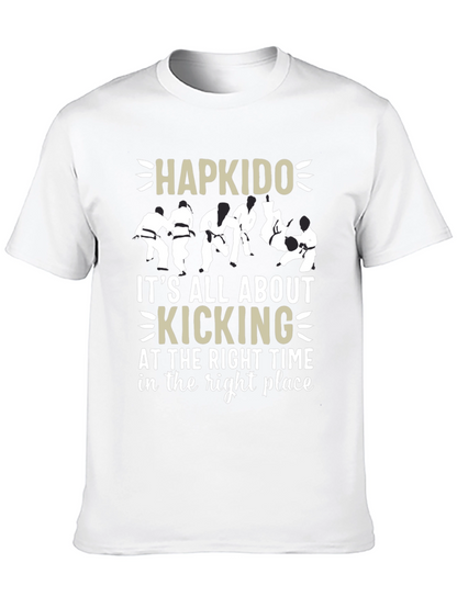 Hapkido Kicking T-Shirt - Martial Arts Design
