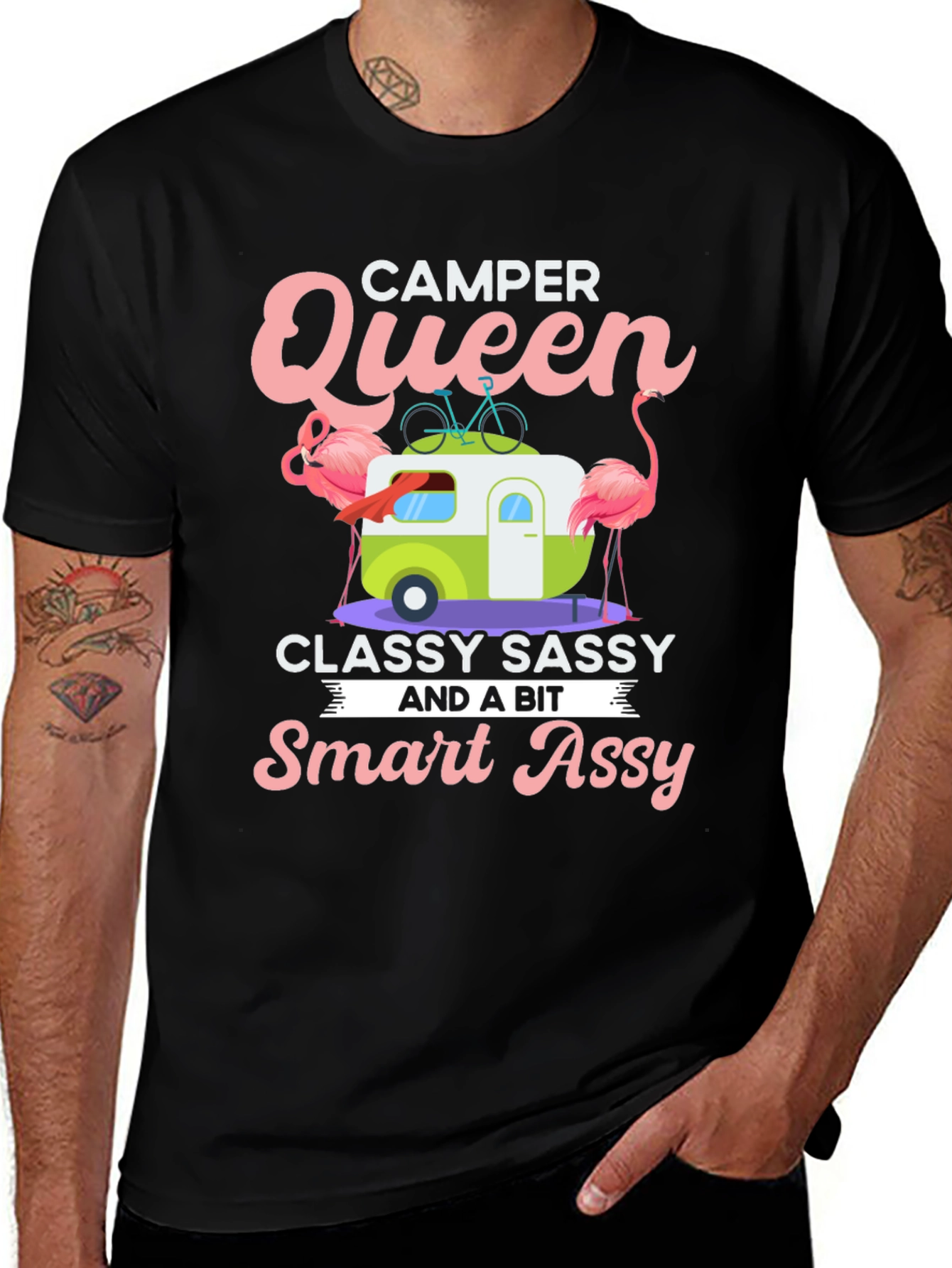 Camper Queen T-Shirt - Classy Sassy & Smart Assy