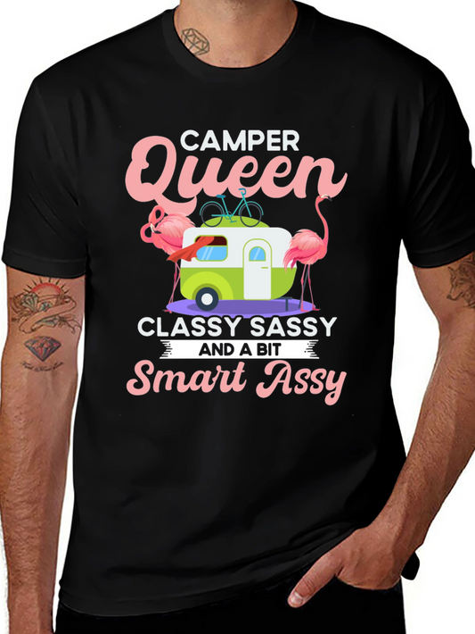 Camper Queen T-Shirt - Classy Sassy & Smart Assy