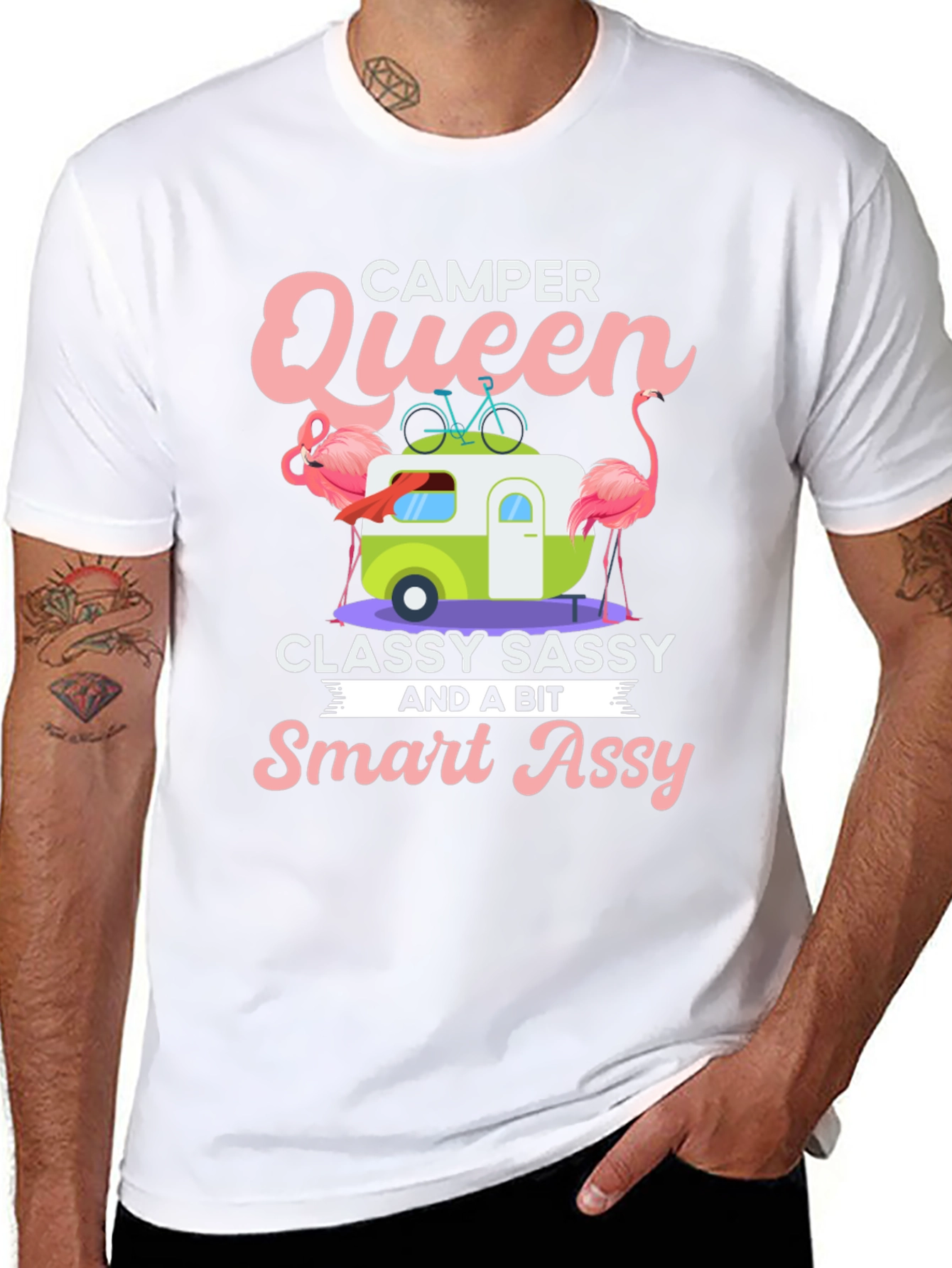Camper Queen T-Shirt - Classy Sassy & Smart Assy