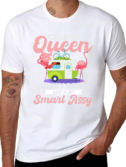 Camper Queen T-Shirt - Classy Sassy & Smart Assy