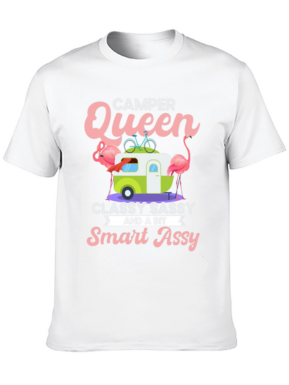 Camper Queen T-Shirt - Classy Sassy & Smart Assy
