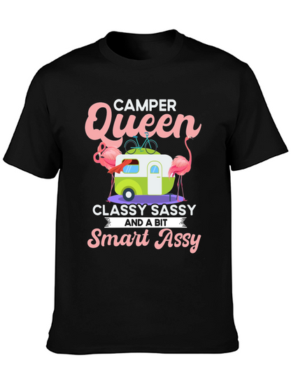 Camper Queen T-Shirt - Classy Sassy & Smart Assy