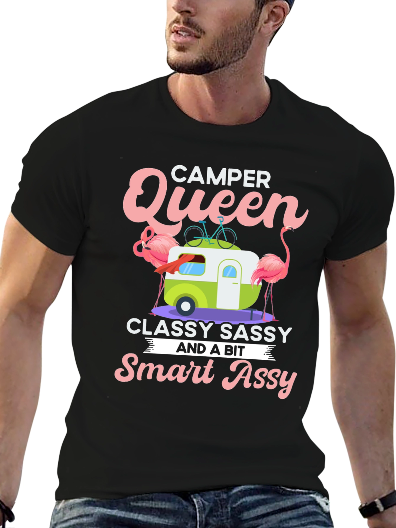 Camper Queen T-Shirt - Classy Sassy & Smart Assy