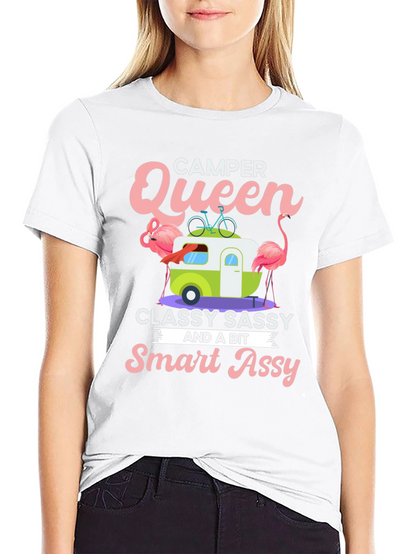 Camper Queen T-Shirt - Classy Sassy & Smart Assy