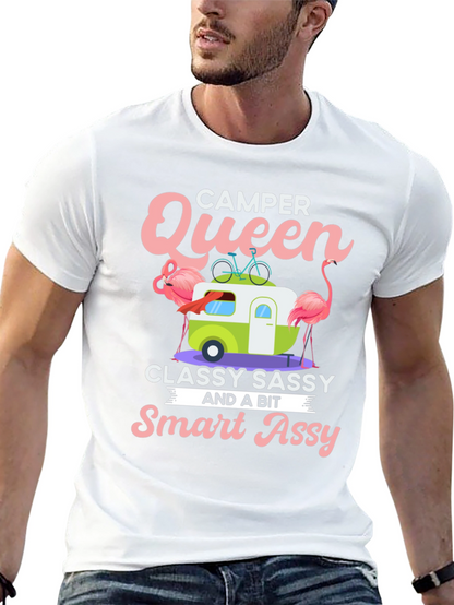 Camper Queen T-Shirt - Classy Sassy & Smart Assy