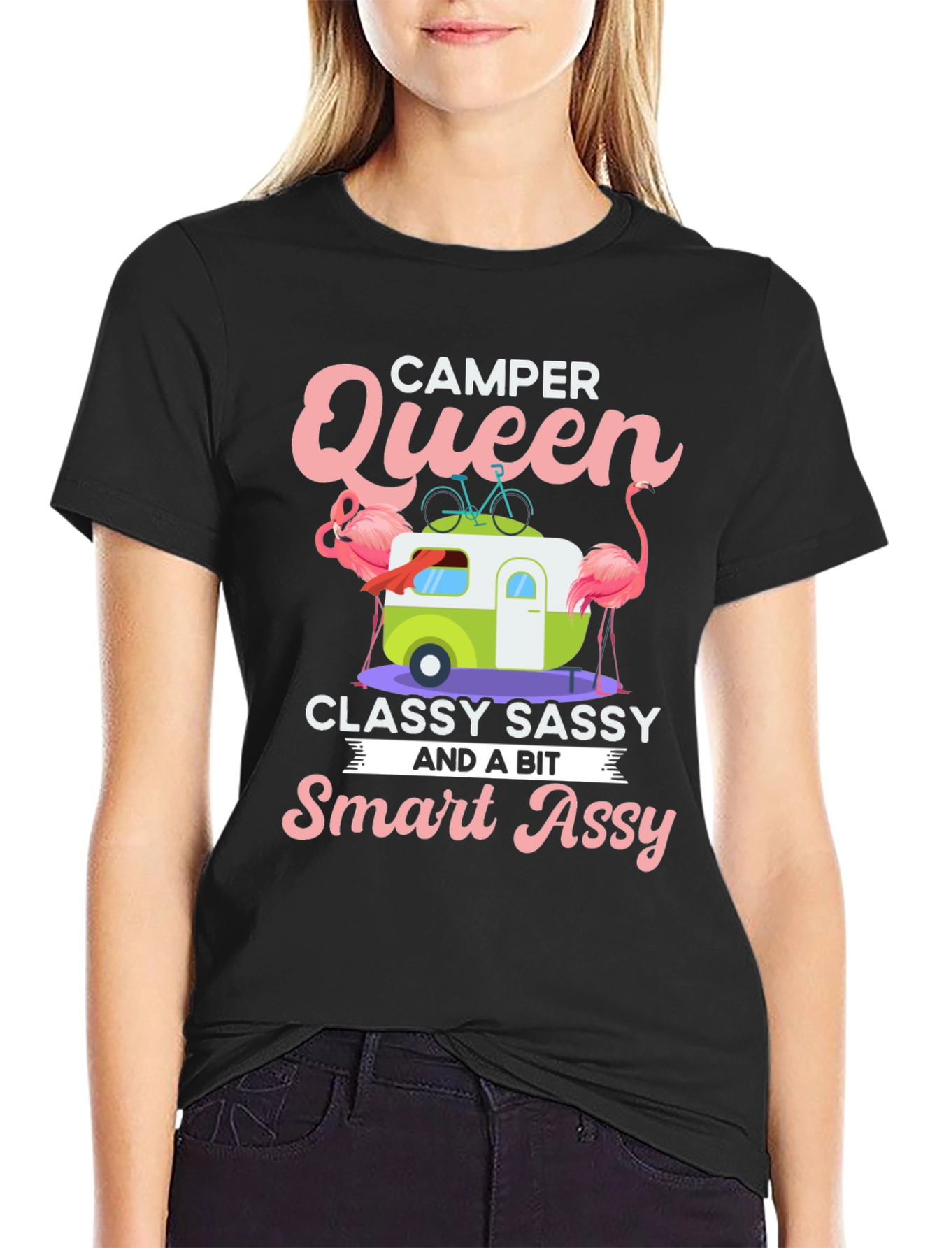 Camper Queen T-Shirt - Classy Sassy & Smart Assy