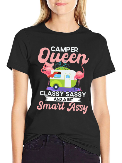 Camper Queen T-Shirt - Classy Sassy & Smart Assy