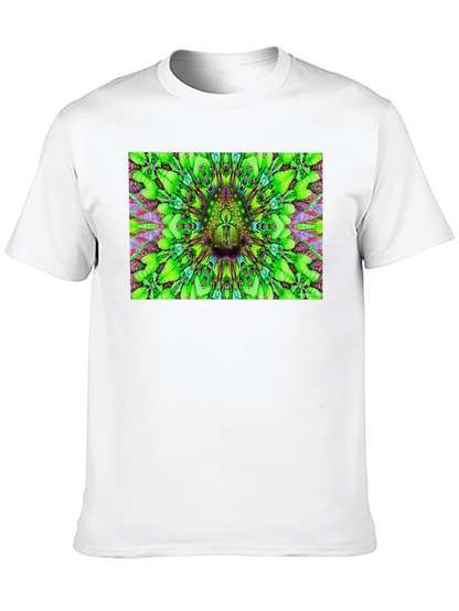 Psychedelic Green Pattern T-Shirt