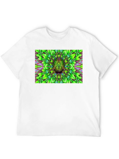 Psychedelic Green Pattern T-Shirt