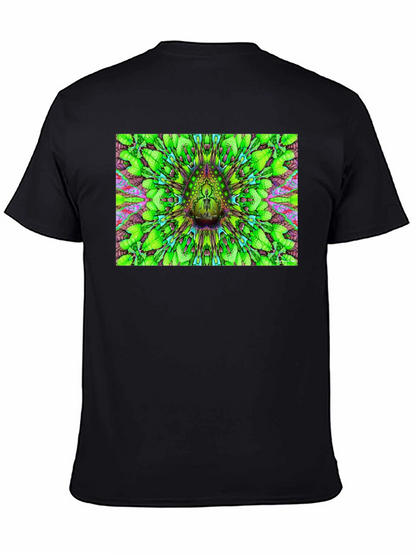Psychedelic Green Pattern T-Shirt