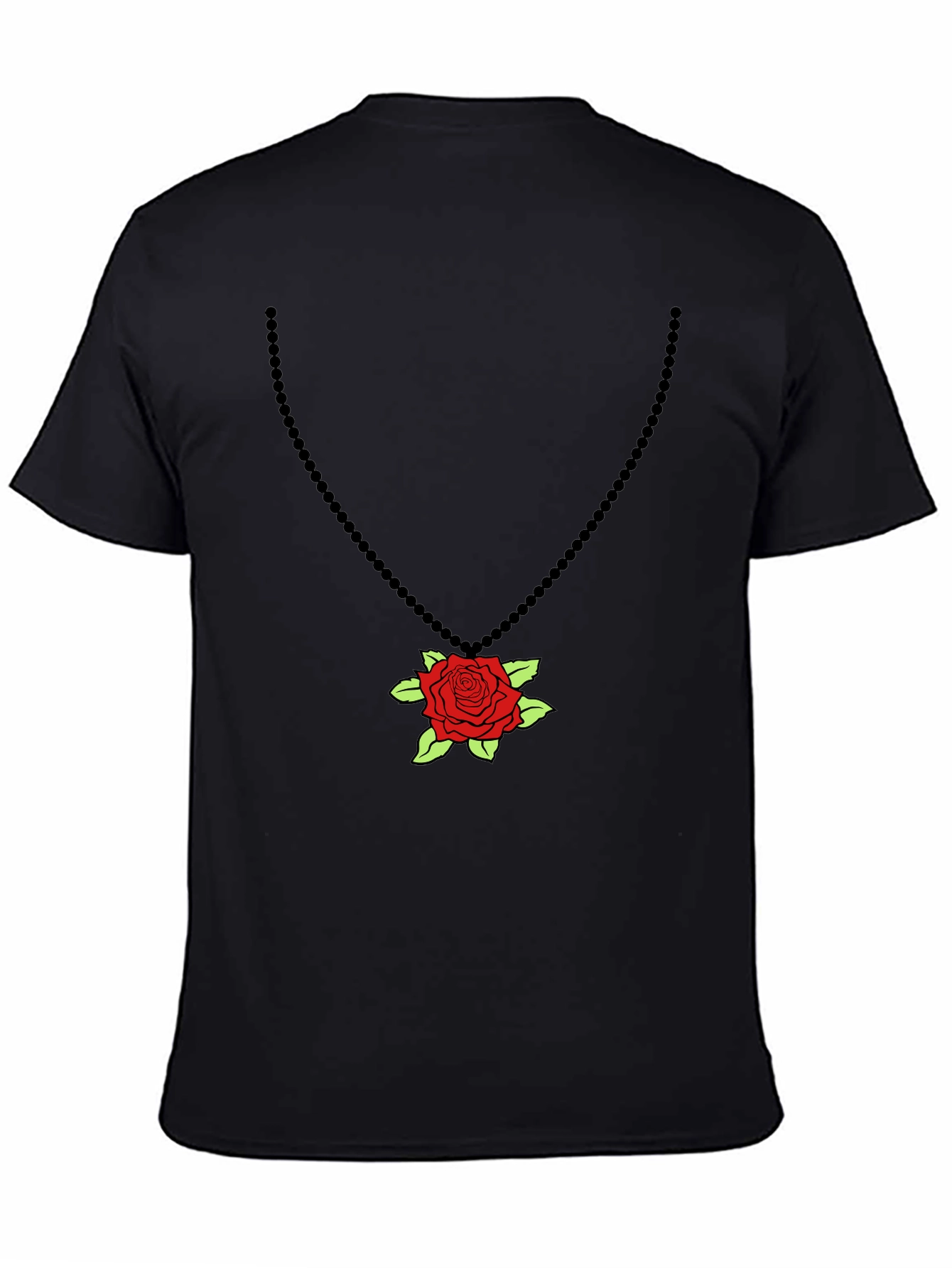 Rose Pendant T-Shirt - Stylish Graphic Tee