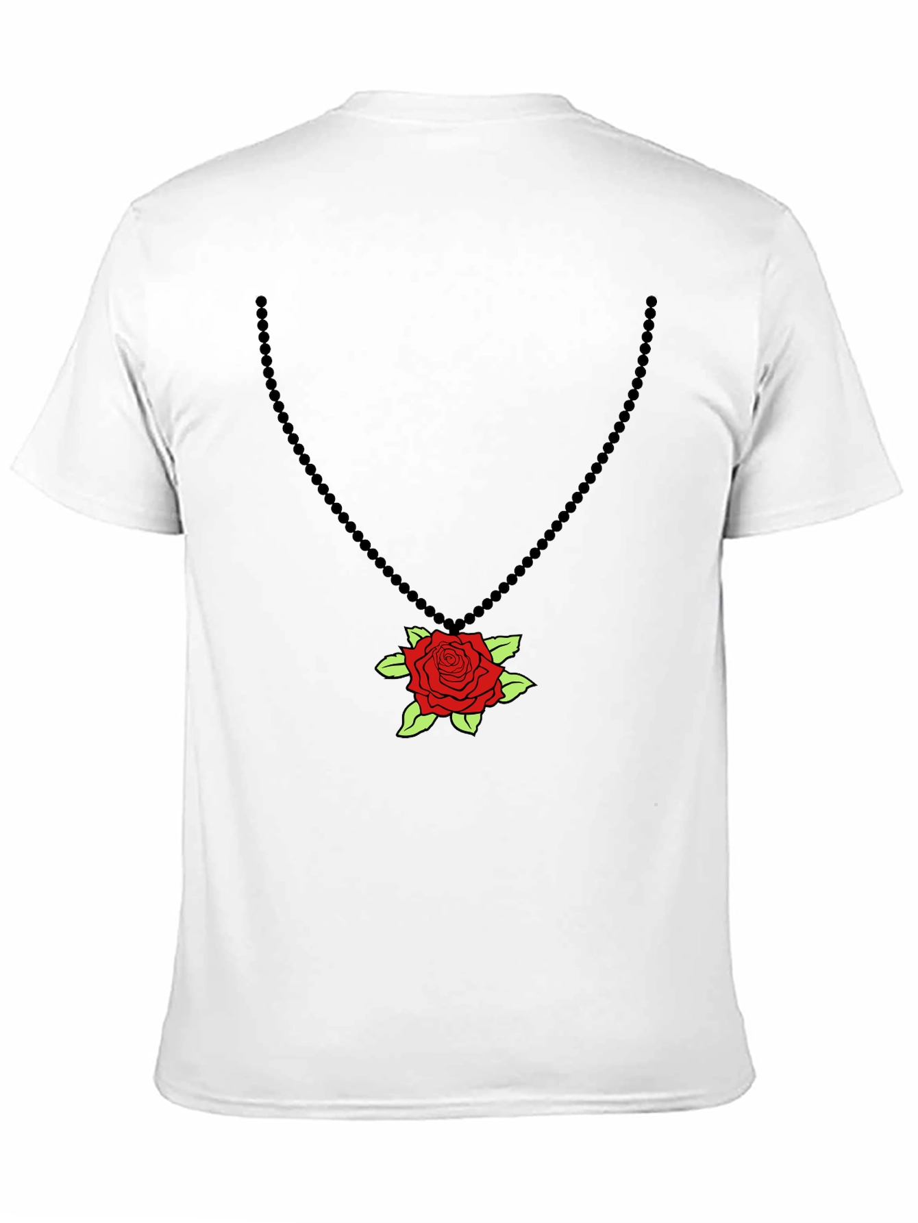 Rose Pendant T-Shirt - Stylish Graphic Tee