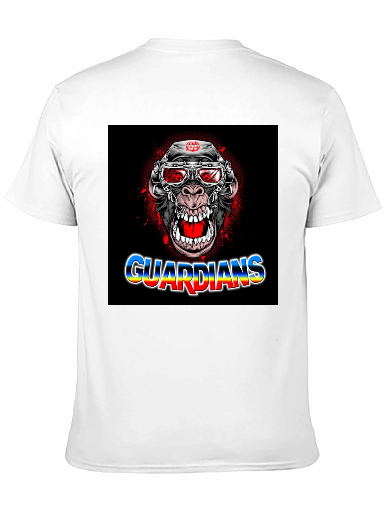 Guardians Ape Graphic Black T-Shirt
