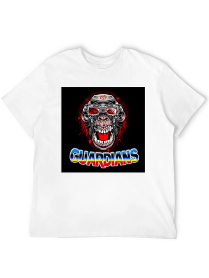 Guardians Ape Graphic Black T-Shirt