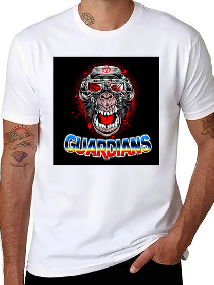 Guardians Ape Graphic Black T-Shirt