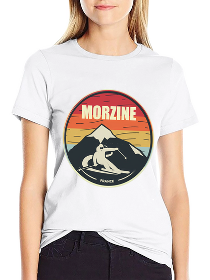 Morzine France Skiing T-Shirt