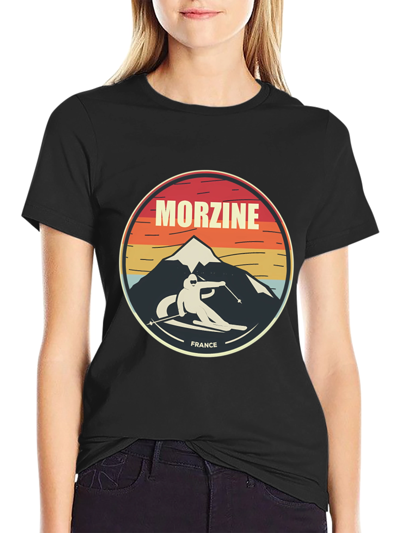 Morzine France Skiing T-Shirt