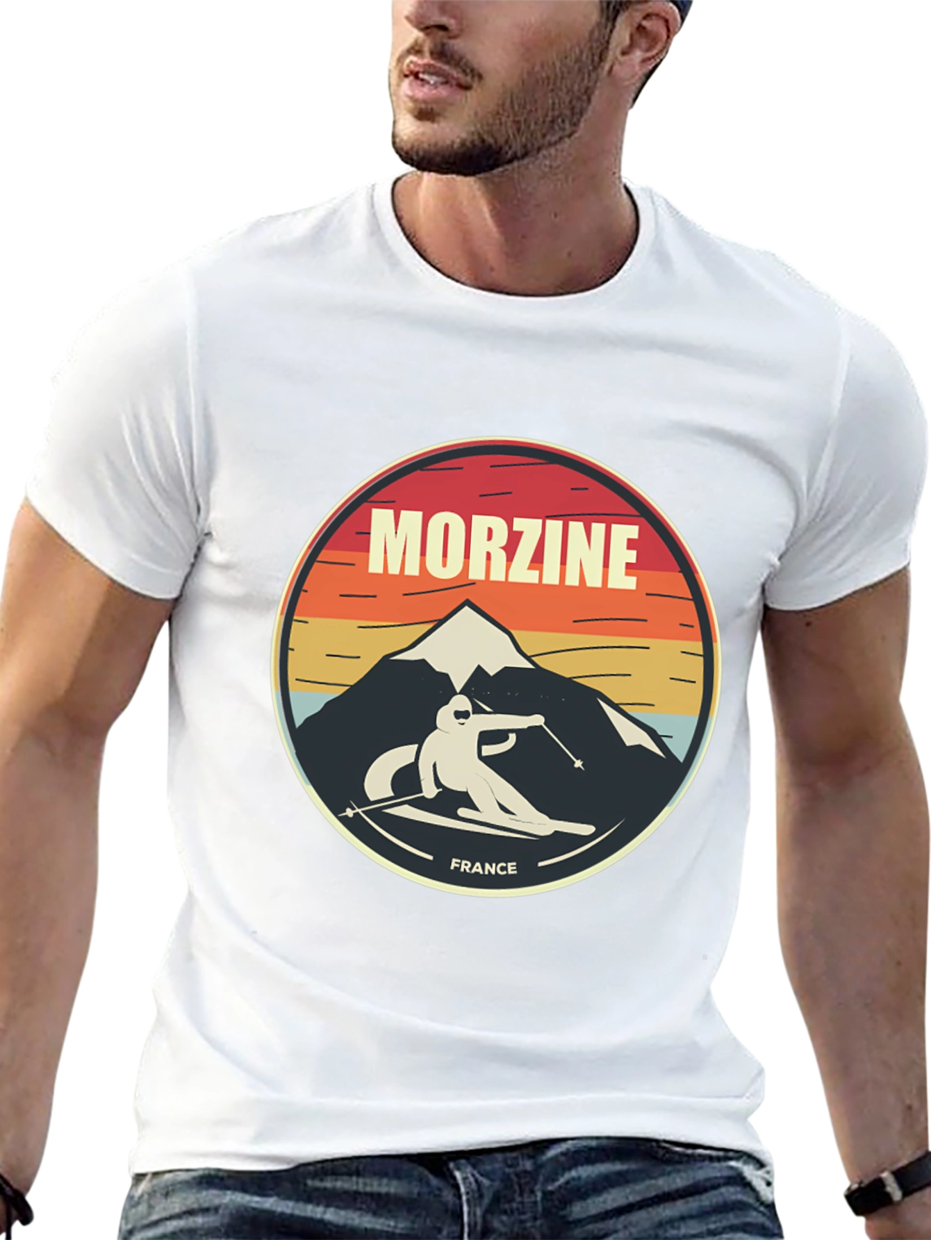 Morzine France Skiing T-Shirt