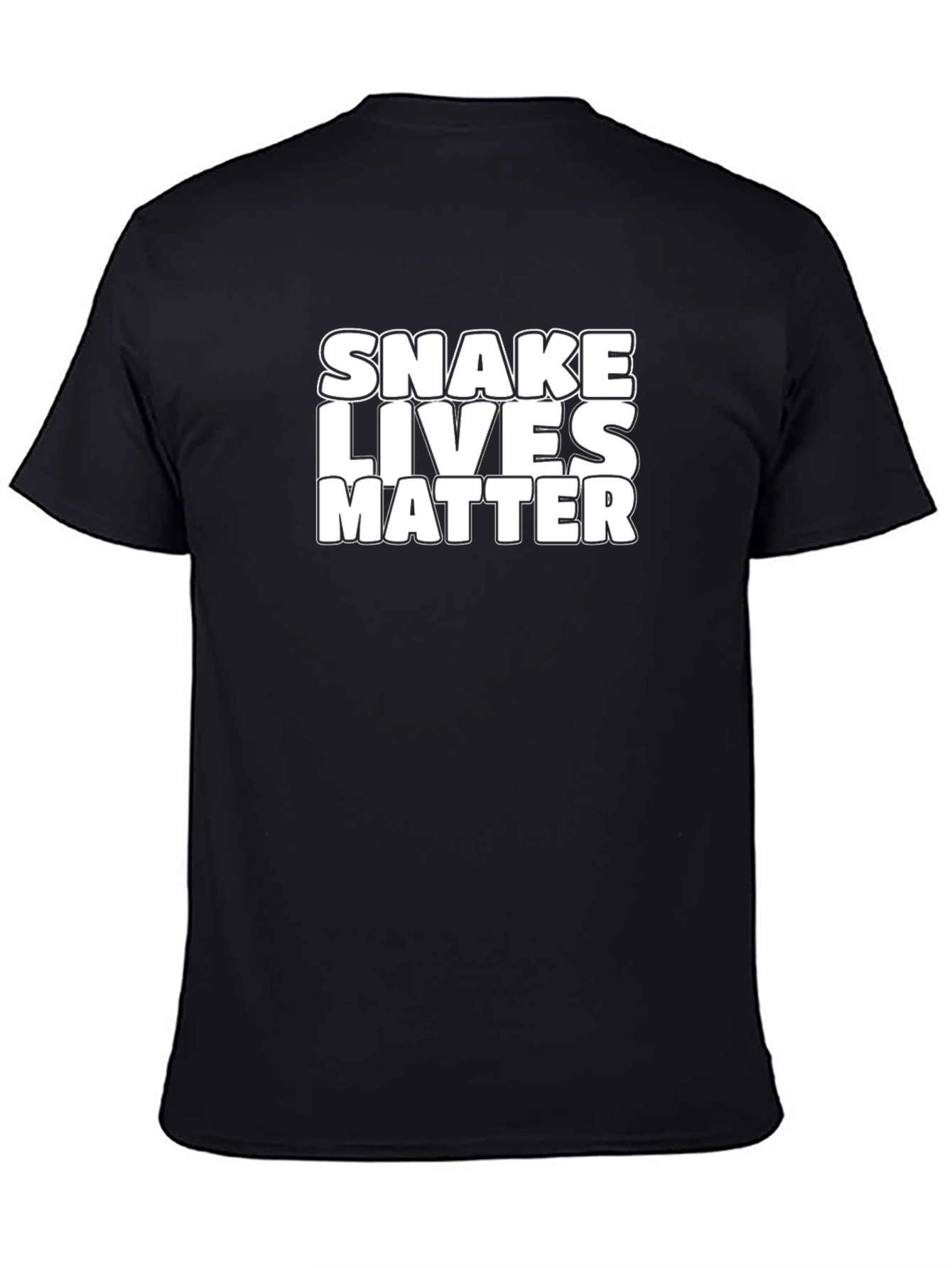 Snake Lives Matter Black Graphic Tee