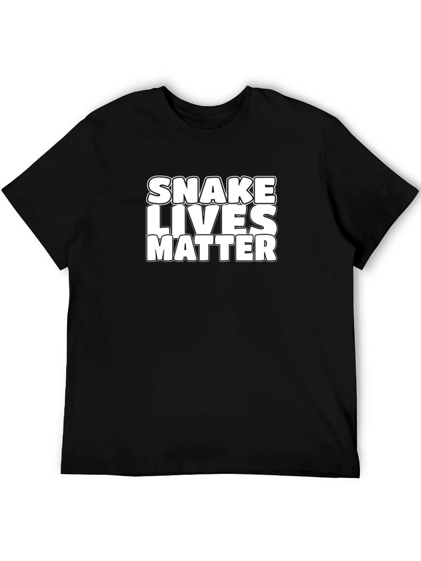 Snake Lives Matter Black Graphic Tee
