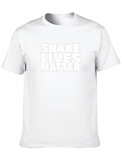 Snake Lives Matter Black Graphic Tee