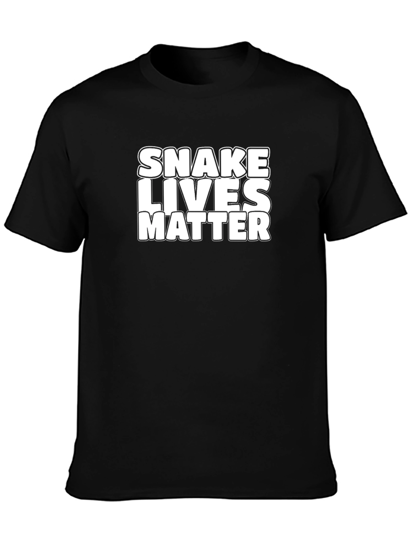 Snake Lives Matter Black Graphic Tee
