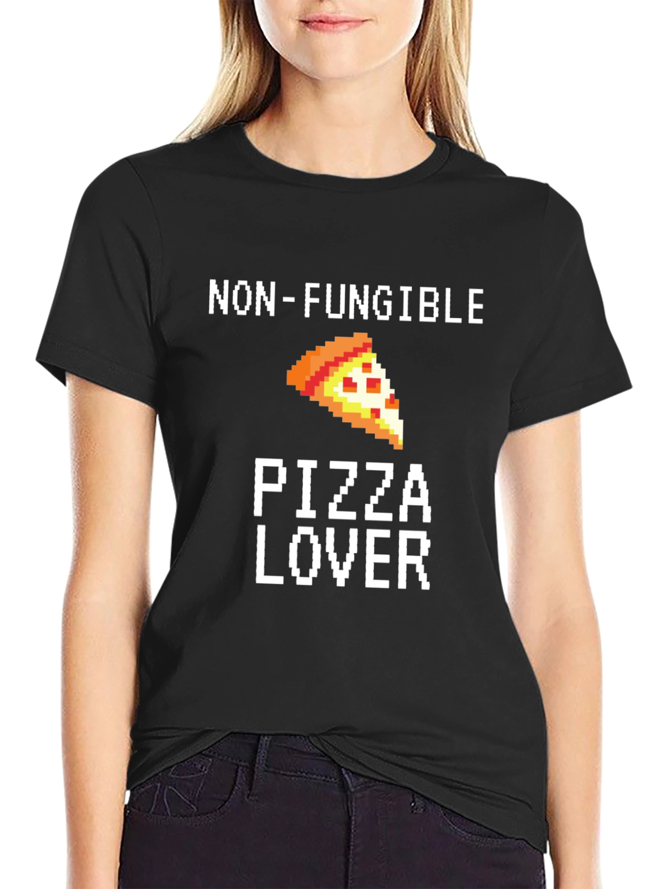 Non-Fungible Pizza Lover Graphic Tee