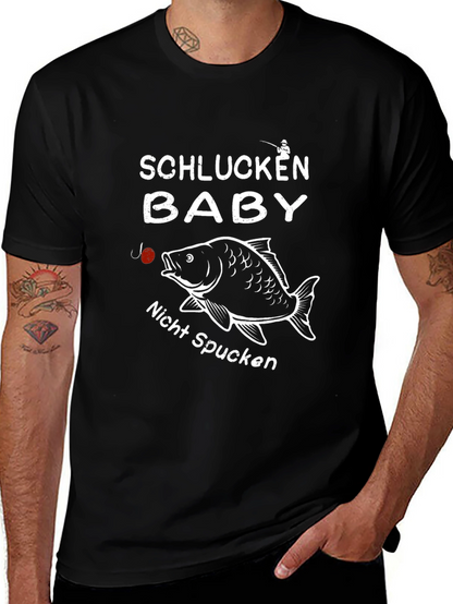 Schlucken Baby T-Shirt Fishing Humor