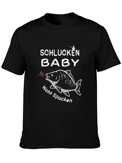 Schlucken Baby T-Shirt Fishing Humor