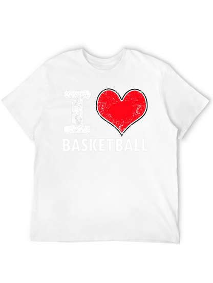 I Love Basketball T-Shirt - Classic Design