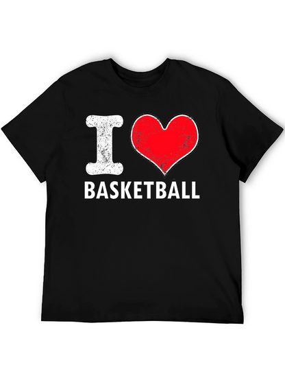 I Love Basketball T-Shirt - Classic Design