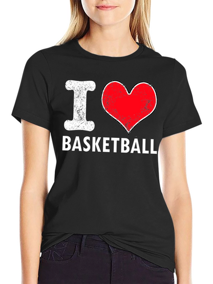 I Love Basketball T-Shirt - Classic Design