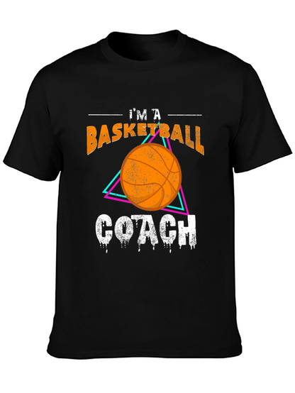 Basketball Coach Graphic T-Shirt
