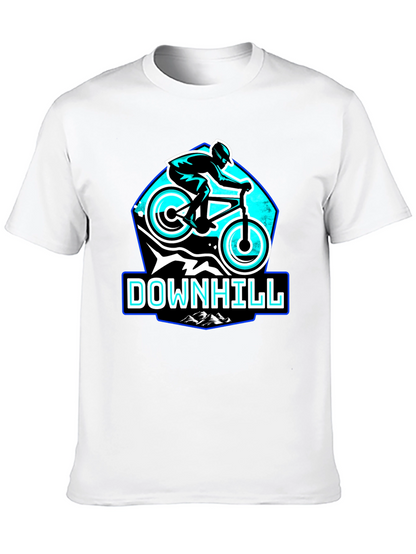 Downhill Mountain Biking T-Shirt - Black