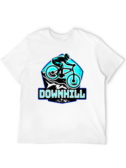 Downhill Mountain Biking T-Shirt - Black
