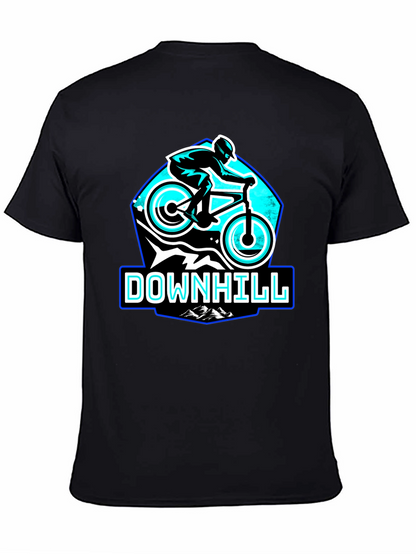 Downhill Mountain Biking T-Shirt - Black