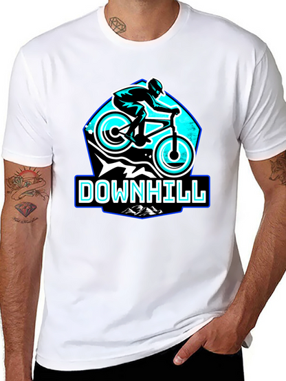 Downhill Mountain Biking T-Shirt - Black