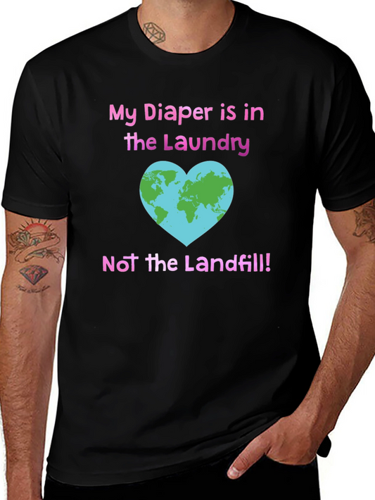 Eco-Friendly Diaper Laundry T-Shirt