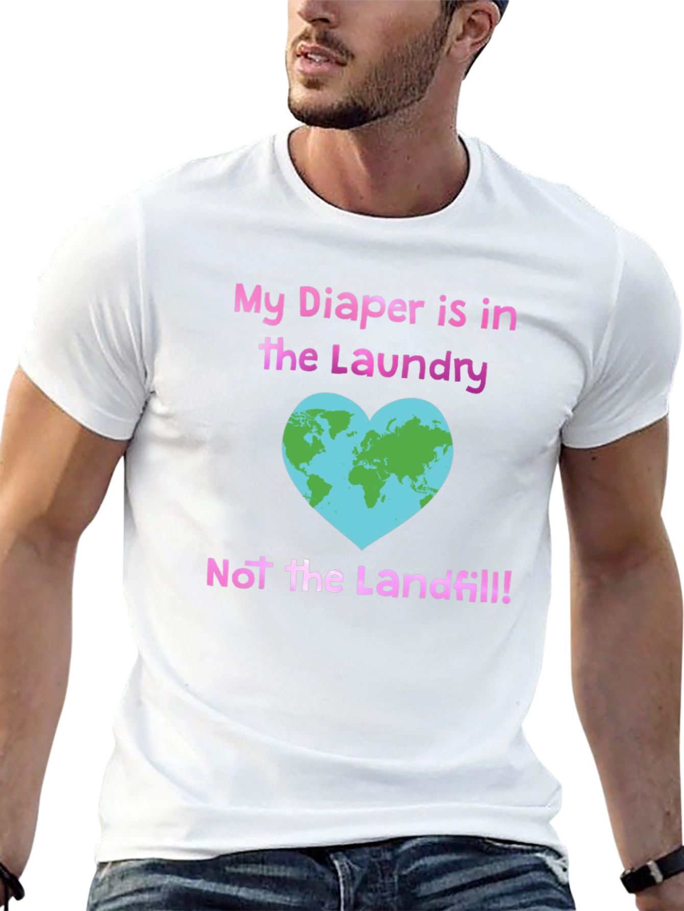 Eco-Friendly Diaper Laundry T-Shirt
