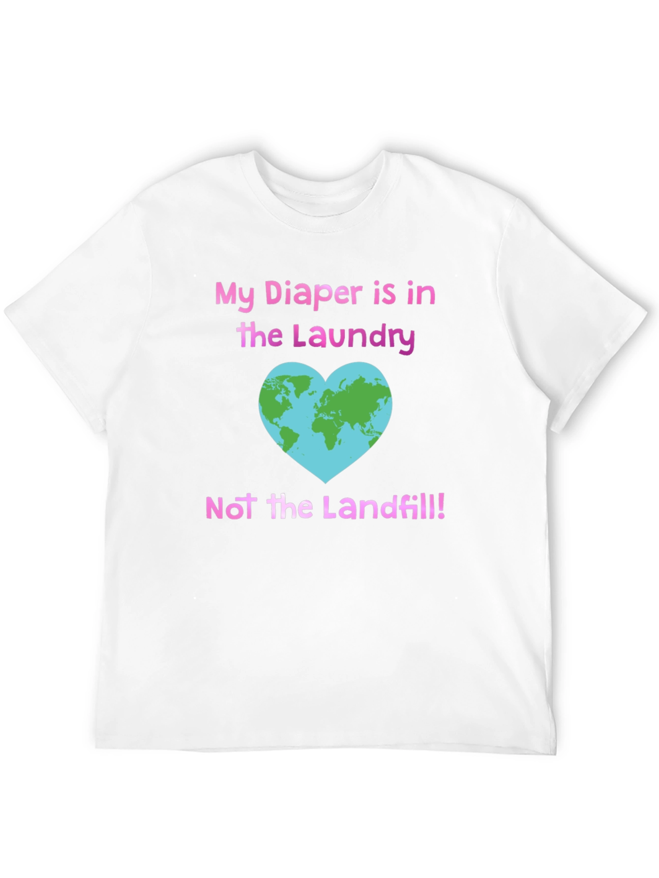 Eco-Friendly Diaper Laundry T-Shirt