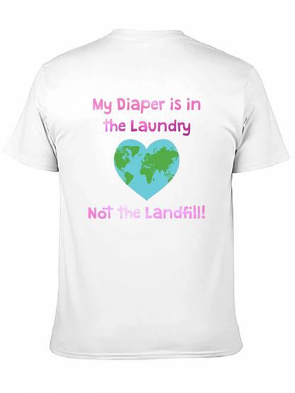 Eco-Friendly Diaper Laundry T-Shirt