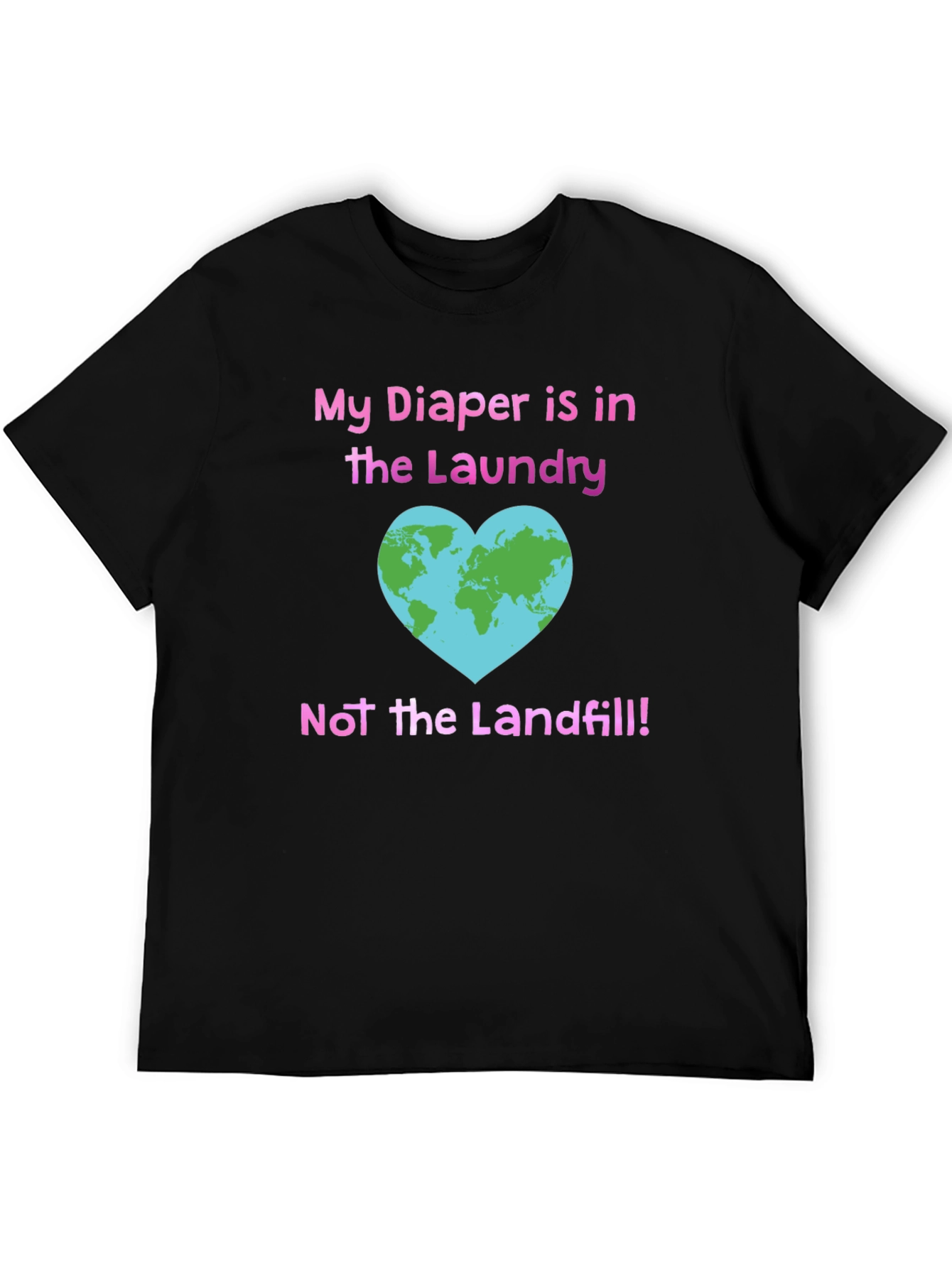 Eco-Friendly Diaper Laundry T-Shirt